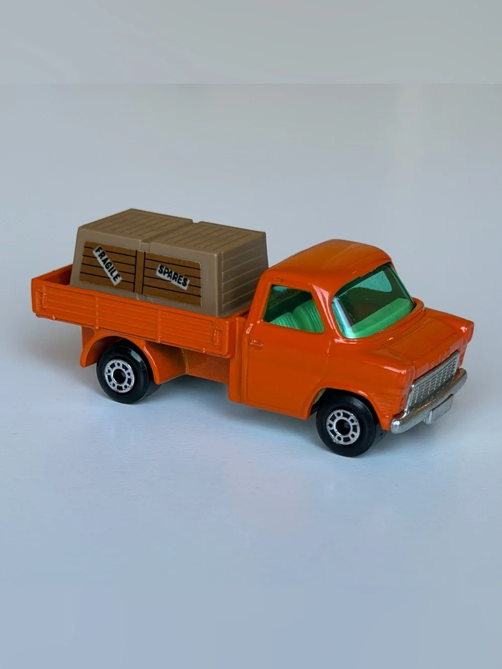 Vintage Matchbox Superfast No. 66 Ford Transit Pick Up Truck Cargo Crate Lesney